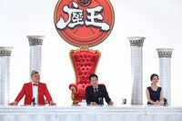 左から野性爆弾くっきー！、千原ジュニア、竹上萌奈アナウンサー。(c)関西テレビ