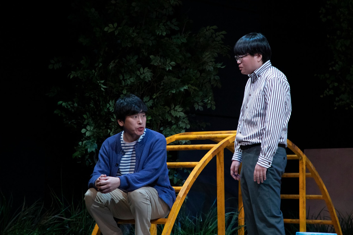 メトロンズ第6回公演「寝てるやつがいる！」ゲネプロの様子。（撮影：ワタナベミカ）