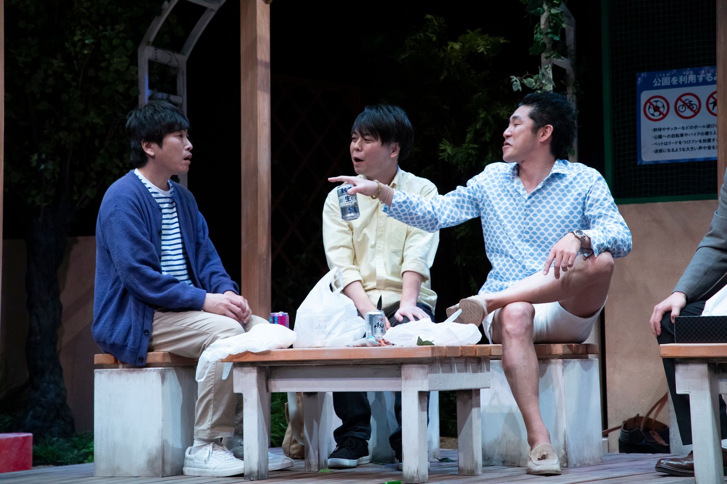 メトロンズ第6回公演「寝てるやつがいる！」ゲネプロの様子。（撮影：ワタナベミカ）