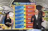 左から、佐久間みなみアナ、アリタ哲平。(c)フジテレビ