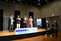 ラジオスポット収録の様子。