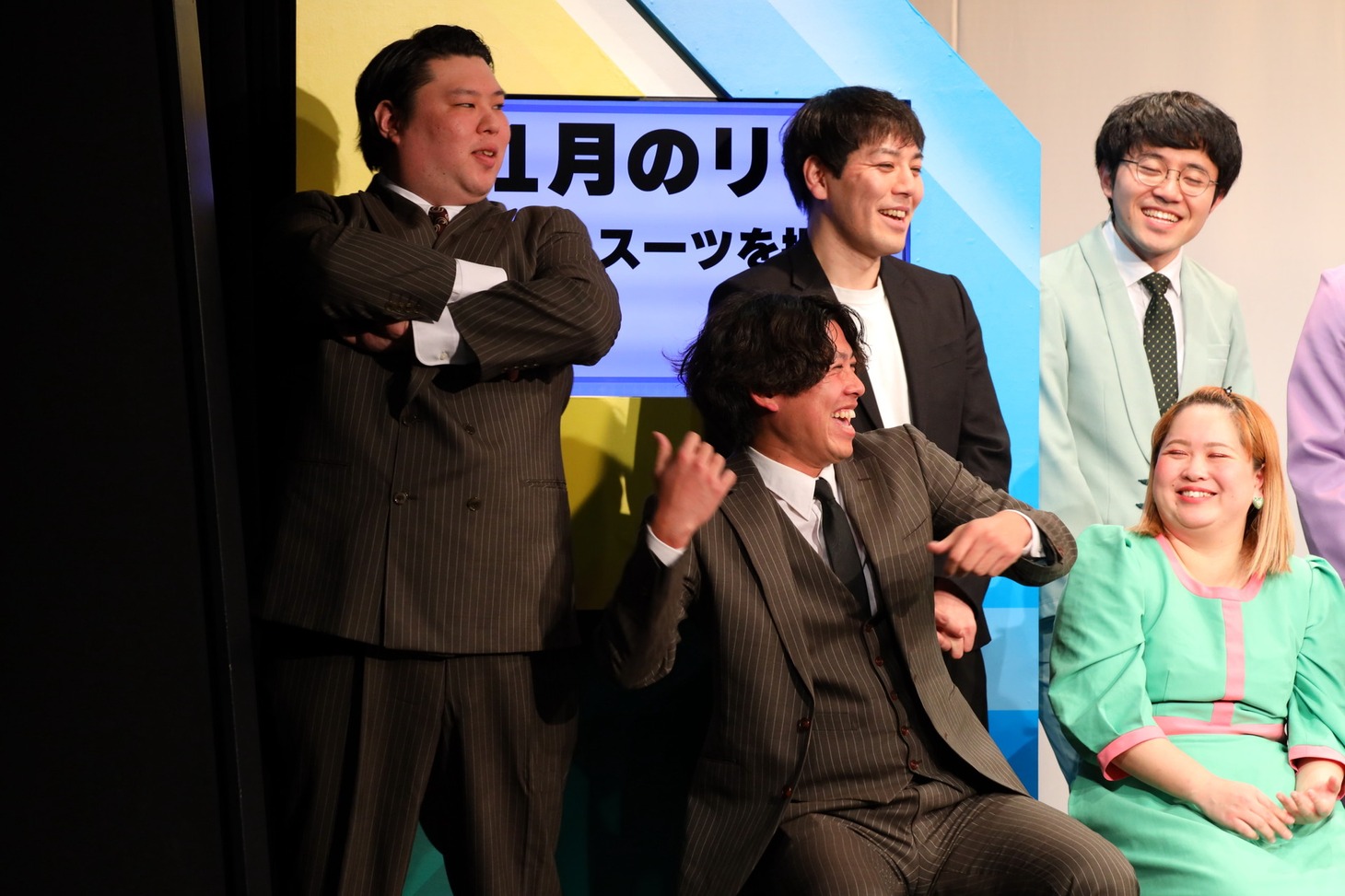 「ジンゲキの4年目を1時間で振り返るライブ」の様子。