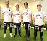 左からみなみかわ、さらば青春の光・森田、カナイ、ラブレターズ溜口。