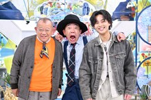 「A-Studio＋」に出演する（左から）笑福亭鶴瓶、木梨憲武、藤ヶ谷太輔。(c)TBS