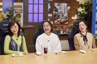 左から、山口もえ、中村仁美、野々村友紀子。(c)ABCテレビ