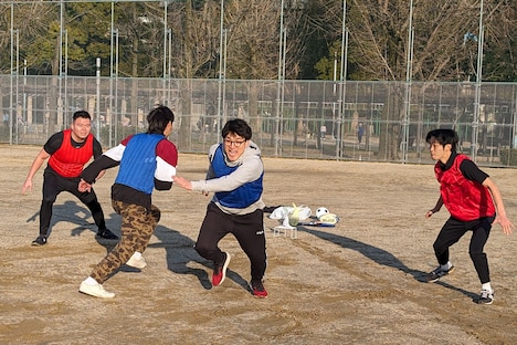 ぎょうぶ考案のスポーツ「ダドリー」プレー中の様子はシーズン2で配信中。