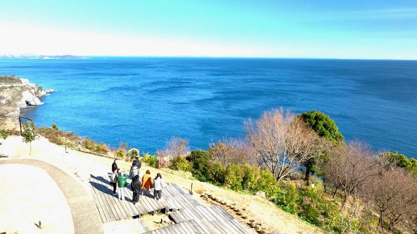 熱海の絶景。(c)フジテレビ