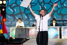 大喜利ステージの様子。千鳥・大悟。（写真提供：吉本興業）