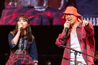 与田祐希（乃木坂46）とおーちゃん。（撮影：RyuyaAmao）