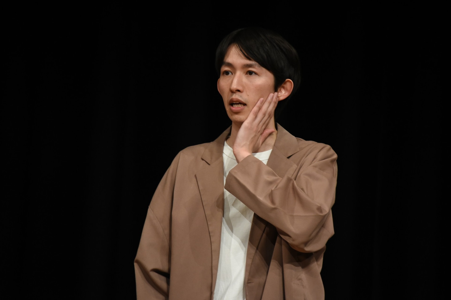 決勝進出が決まったときの真輝志。