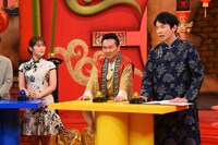 左から渋谷凪咲、かまいたち。(c)関西テレビ