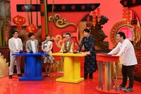 左からさや香、渋谷凪咲、かまいたち、藤田太郎。(c)関西テレビ