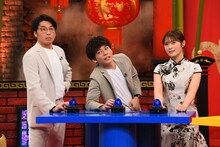 左からさや香、渋谷凪咲。(c)関西テレビ