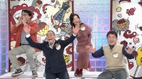 左から、まるむし商店・東村、ぼんちおさむ、シルク、トミーズ健。(c)ABCテレビ