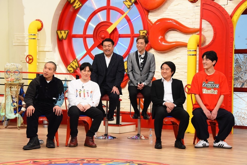 左からラブレターズ、わらふぢなるお、ジグザグジギー。(c)関西テレビ