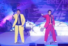 「準決」に扮するマヂカルラブリー。(c)日本テレビ