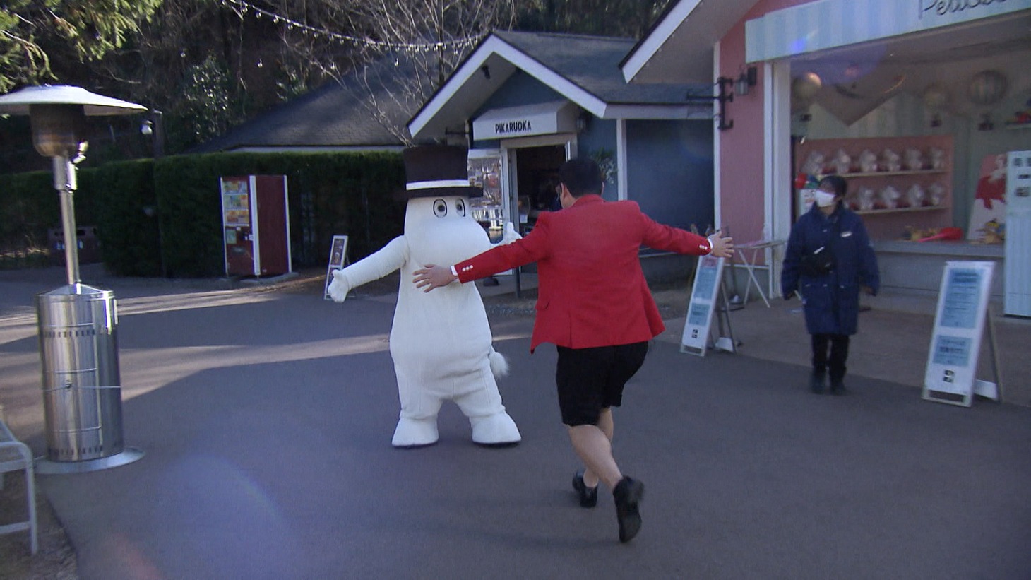 モグライダーのロケのワンシーン。(c)ABCテレビ