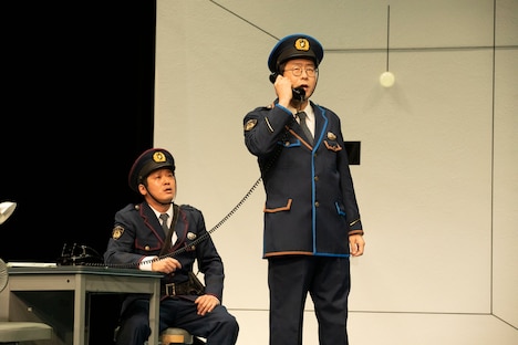 「天才バカボンのパパなのだ」ゲネプロより。(c)ワタナベミカ