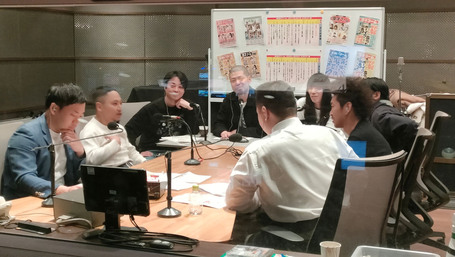 「ミルクボーイのラジオ漫才ブーム」収録中の様子。