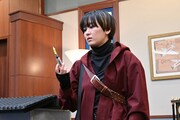 ドラマ「新空港占拠」に出演中のラランド・サーヤ。(c)日本テレビ