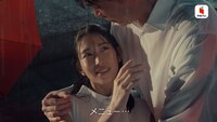 menu新CM「恋愛ドラマ」編のワンシーン。