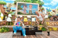 フワちゃんとあばれる君。