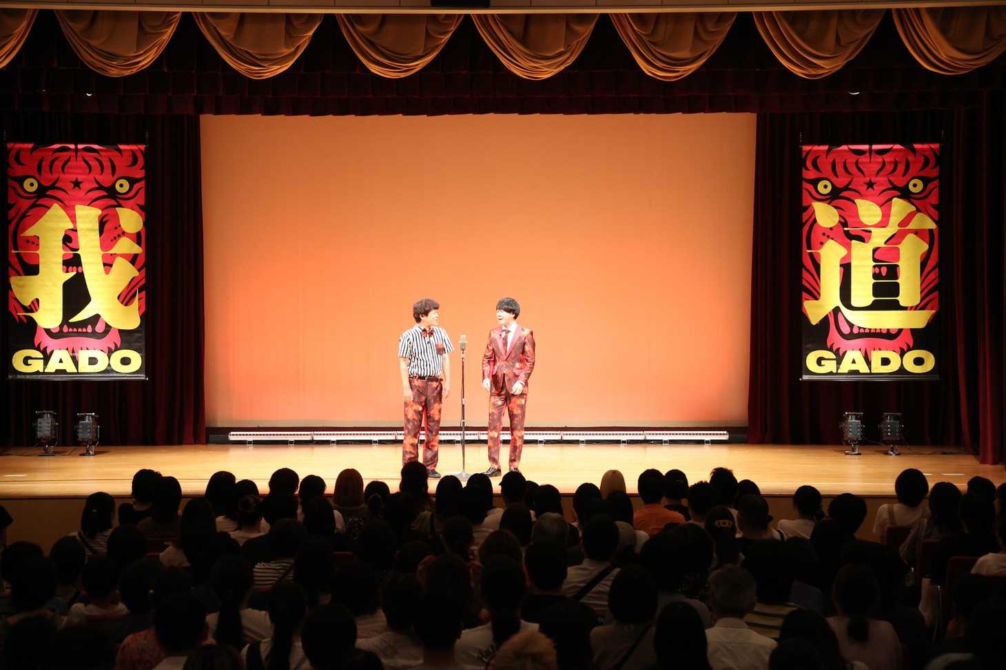 前回の単独ライブツアー「我道」の様子。