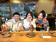 左からハリセンボン春菜、松村沙友理、ベッキー。(c)関西テレビ