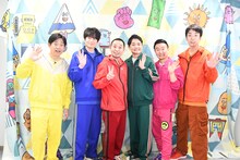 左から博多華丸・大吉、千鳥、かまいたち。