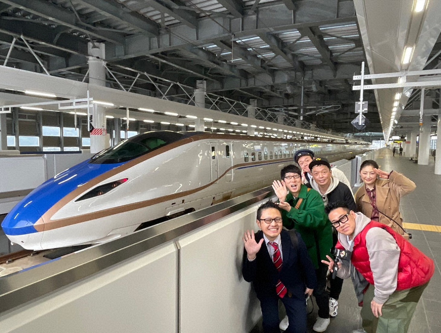 「鉄道BIG4」の参加者たち。(c)日本テレビ