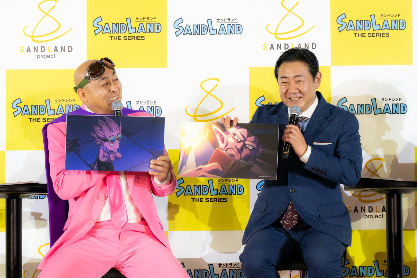 「SAND LAND」宣伝隊長としてイベントに登壇した錦鯉。