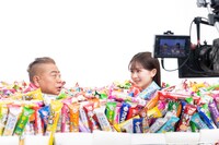 テレビCM撮影の様子。