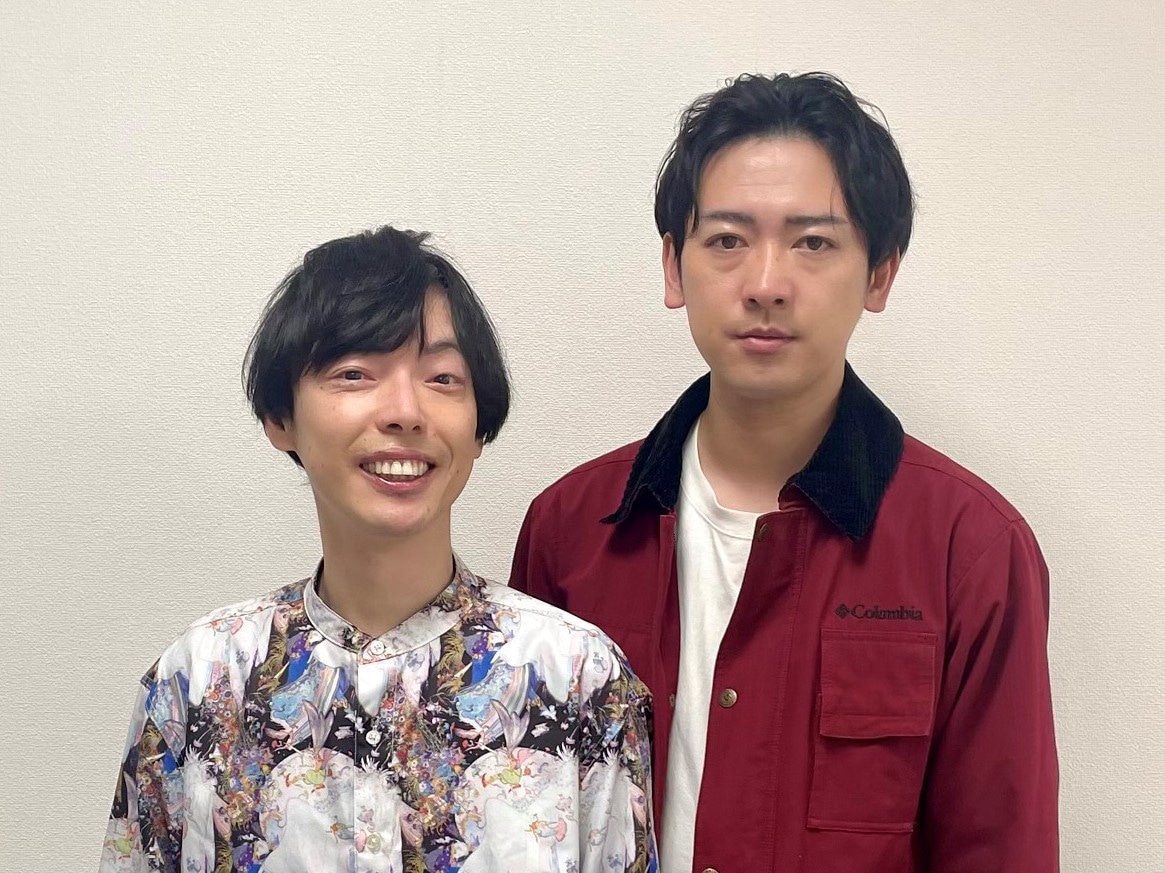 動物チーム。左がかんざき、右が貫太郎。