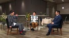 「ボクらの時代」に出演する（左から）モグライダー芝、ナイツ塙、錦鯉・渡辺。(c)フジテレビ