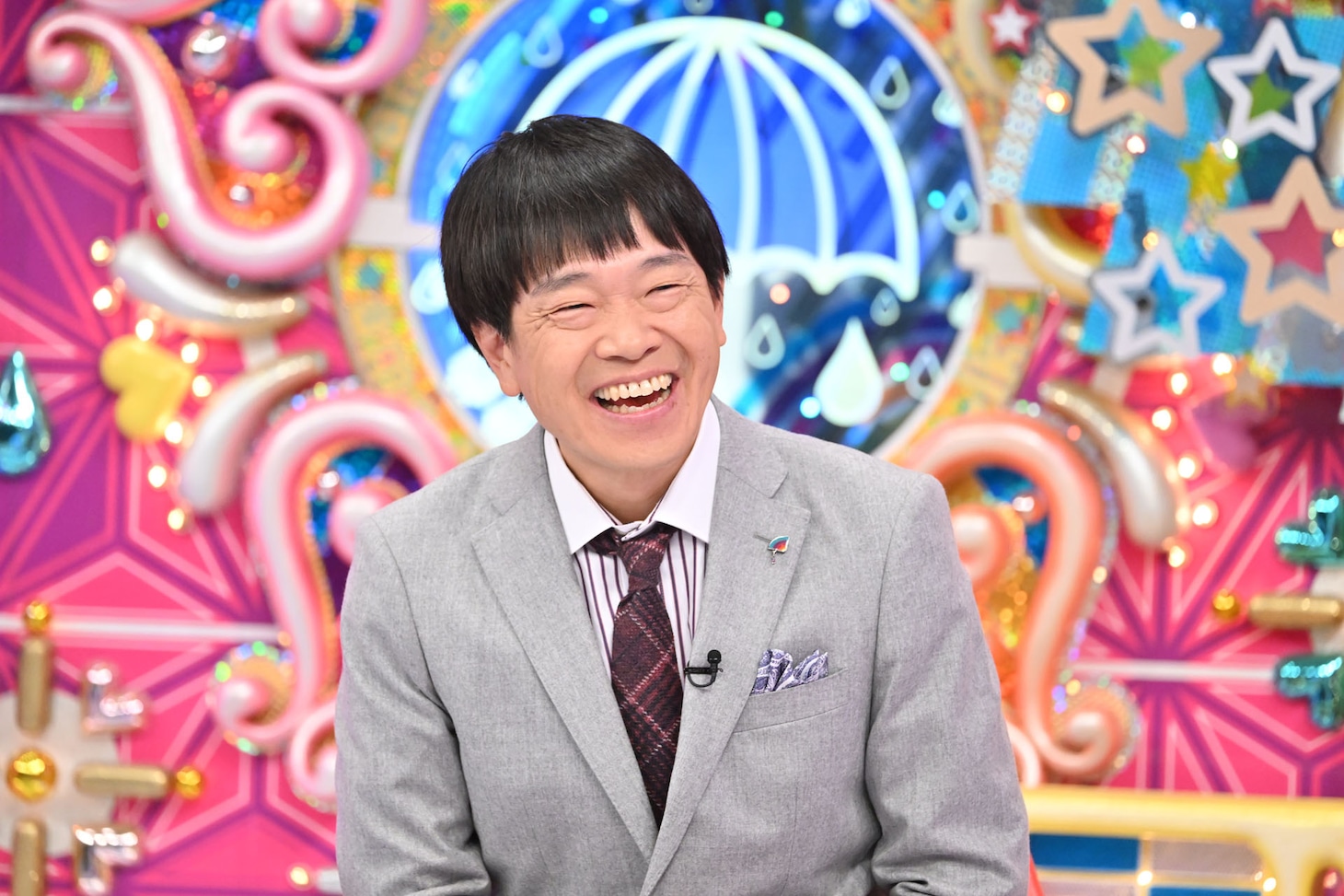 MCの蛍原徹。 (c)テレビ朝日
