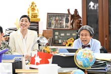 左から アンミカ、ダウンタウン浜田。(c)読売テレビ