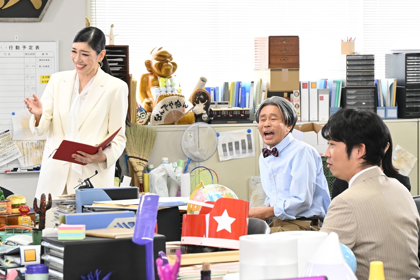 「ツッコミたくなる事件簿 浜田新聞社」のワンシーン。(c)読売テレビ