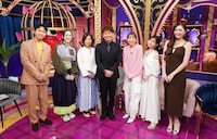 「上田と女がDEEPに吠える夜」初回の出演者たち。(c)日本テレビ