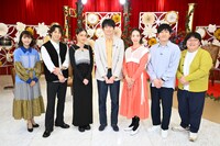 「笑える！泣ける！動物スクープ100連発」に出演する博多大吉（中央）、タイムマシーン3号（右端）ら。(c)TBS