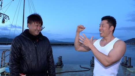 「きんに君のパワー旅～日本のウマい！を勝手にPR～」のワンシーン。