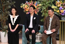左から神田愛花、月亭八光、ケンドーコバヤシ。(c)読売テレビ