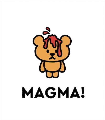 かが屋・加賀と吉住のツーマンライブ「MAGMA!」ロゴ