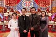 左から、宮司愛海アナ、バナナマン設楽、高橋英樹、村重杏奈。(c)フジテレビ