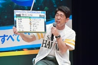 順位予想の際は勝俣州和になりきって熱弁した原口あきまさ。