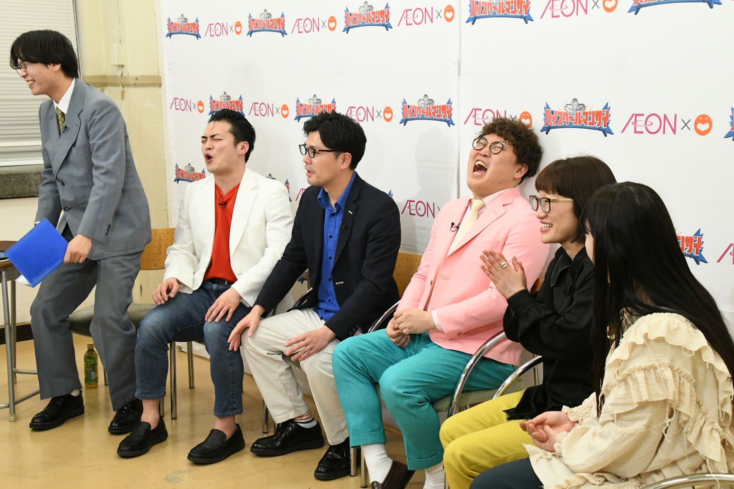 「ハイスクールマンザイ2024」開催記念生配信の様子。