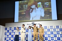 峰不二子も交えてサントリー生ビールで乾杯。