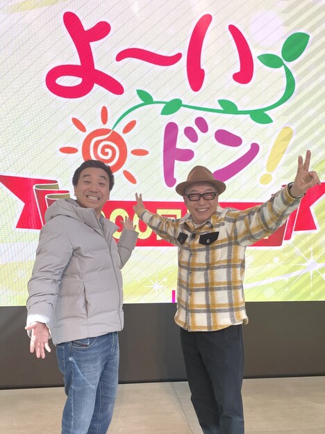 左から月亭八光、円広志。(c)関西テレビ