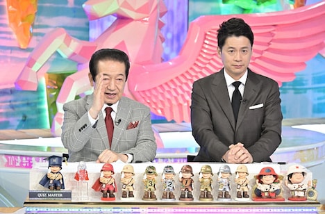 左から、草野仁、石井亮次。(c)TBS