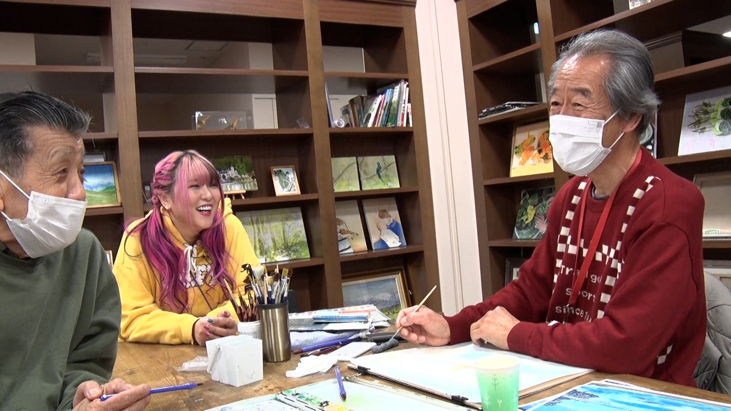 「ぱーてぃーちゃんとシルバーちゃん」のワンシーン。(c)テレビ朝日