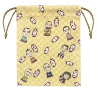 林家木久扇師匠の記念グッズ「巾着」。